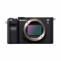 सोनी अल्फा 7C ILCE-7C कॉम्पैक्ट फुल-फ्रेम कैमरा (बॉडी, ब्लैक)
